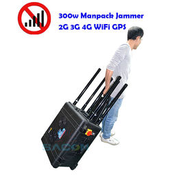 400w Τζάμερ σήματος κινητών τηλεφώνων 8 κεραίες 2G 3G 4G 5G GPS 500m Range Στρατιωτική χρήση
