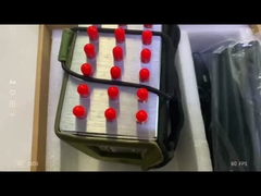 Κινητό Jammer τηλεφωνικών σημάτων της Αμερικής 20m ακτίνα για 5G 600mhz 3700mhz 2.4G 5.2G 5.8G Lojack