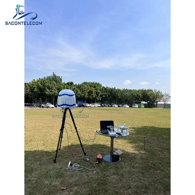 360 μοιρών 3 χλμ απόσταση UAV Σήμα Jammer με ανίχνευση πλήρους ζώνης για σύστημα αντιμετώπισης drone