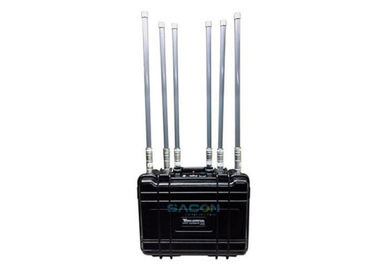 Μαξ 90w High Power Backpack Jammer 6 κανάλια για στρατιωτικές δυνάμεις / ομάδες SWAT