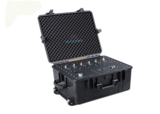 300W Υψηλής Ισχύος 6 Ζωνών VHF UHF Φορητός Παρεμποδιστής με Προστασία VSWR για Walkie Talkie