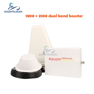 1800mhz 2100mhz Δύο ζώνες ενισχυτής AGC B1 B3 Ascom 8000sqm