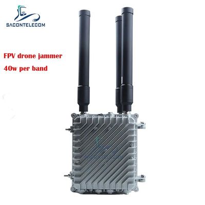 3 κανάλια 120w ισχυρό FPV Drone Jammer Φορητό UAV FPV Jammer Blocker
