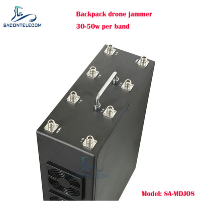 8 μπάντες 400w Power Man πακέτο Drone σήμα jammer μεταλλική θήκη σακίδιο backpack UAV drone jammer