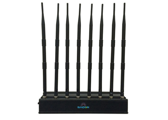 VHF UHF Mobile Phone GPS Jammer με Omni Directional Antennas και ισχύ εξόδου 19W