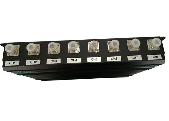 160W υψηλής ισχύος 8 καναλιών Τζάμερ σήματος κινητής τηλεφωνίας με 80m Jamming Range για 2G 3G 4G WiFi GPS σήματα