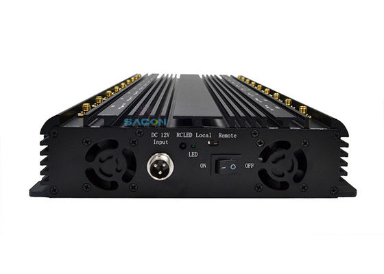 18 Βάντες Τζαμάρουν Σήμα με 5 Ανεμιστήρες Ψύξης και Ακτίνα Παρεμβολής 40μ για Μπλοκάρισμα WiFi GPS VHF UHF