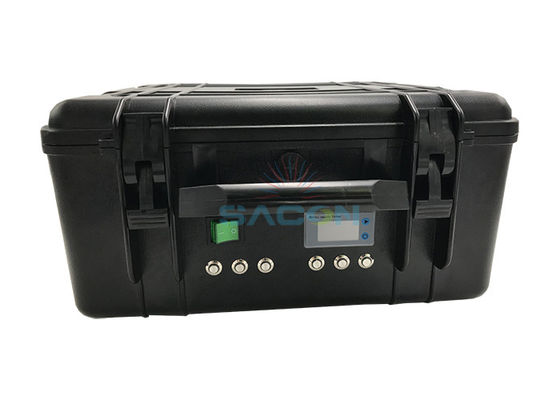 Εξόδου ισχύος 60W 6 κανάλια Manpack Σημείο Blocker με 80m Jamming Range για GSM CDMA DCS 3G WiFi