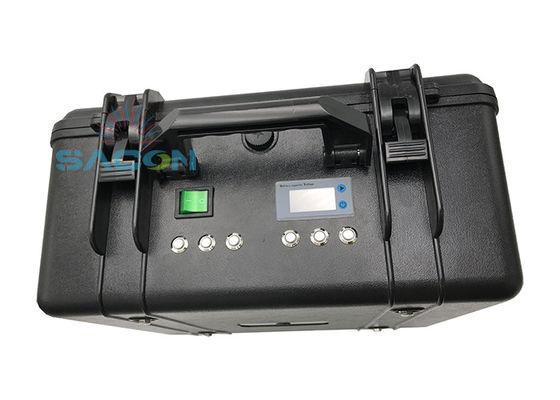 60W GPS κινητό τηλέφωνο μπλοκαριστής σήματος με 6 κεραίες και 2 ώρες ενσωματωμένης μπαταρίας χρόνου λειτουργίας