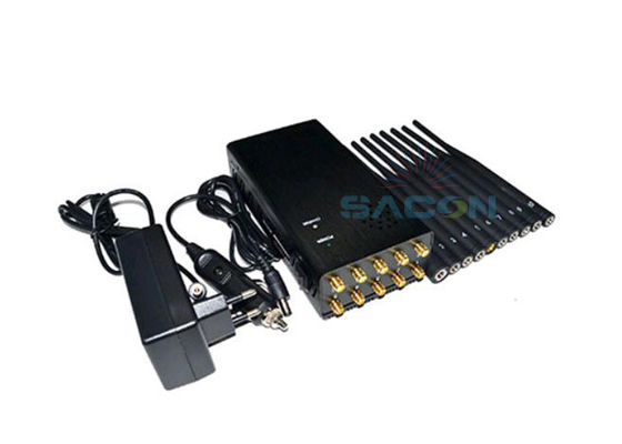 10W High Power Signal Jammer με 8000mAh μπαταρία και 30m Jamming Range φορητό μονωτή κινητού τηλεφώνου