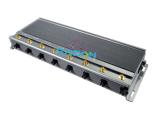 Δύναμη εξόδου 40W Διακόπτης σήματος 5G με ακτίνα παρεμβολής 80m και 3 ανεμιστήρες ψύξης