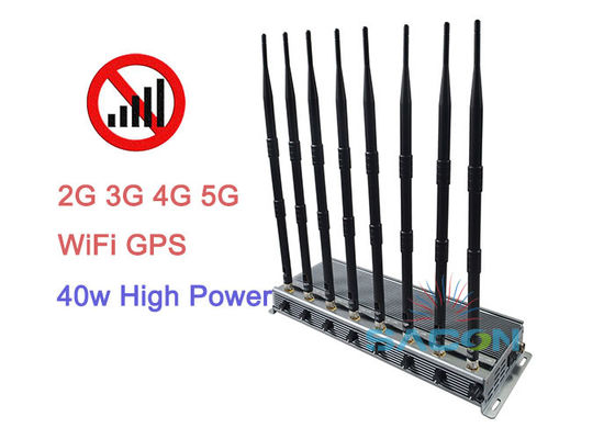 40W Ενισχυτής Σήματος 5G Υψηλής Ισχύος με 8 Κεραίες και Εμβέλεια 80 Μέτρων για Ασφαλείς Χώρους