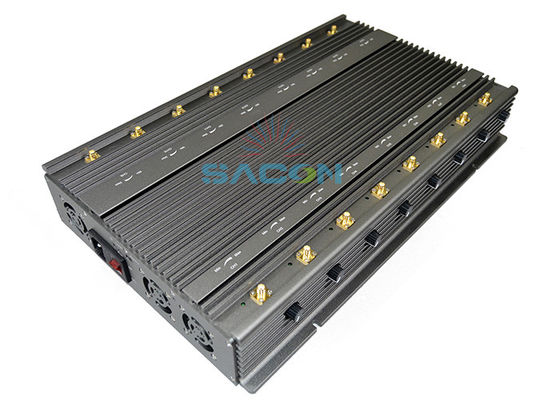 16 κεραίες 5G σήμα Jammer Blocker με 100W ισχύ εξόδου και 80m Jamming ακτίνα