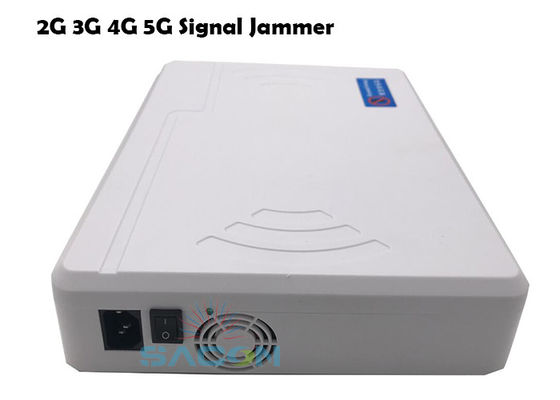 8 Κανάλια 20W Ισχύς Εξόδου Κινητό Σήμα Jammer με Ενσωματωμένες Κεραίες για Μπλοκάρισμα 2G 3G 4G 5G WiFi GPS