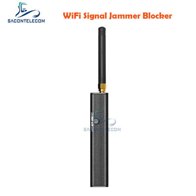 2.4G συχνότητα WiFi σήμα jammer με 10m εύρος και 700mAh μπαταρία για ασύρματο σήμα μπλοκάρισμα