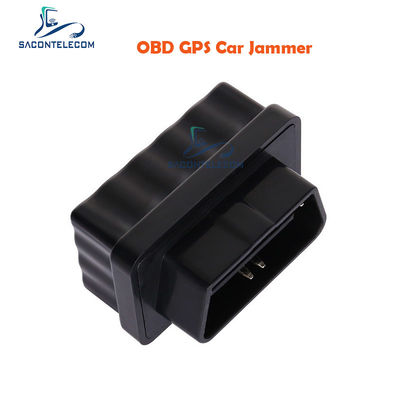 ISO9001 Ελαφρύ βάρος OBD GPS Jammer με ακτίνα 15m για σήματα GPS L1 L2