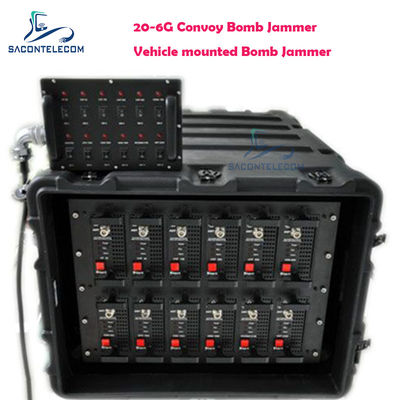 20-6Ghz 550w 11 Bands Οχήμα Κομβόι βόμβα παρεμβολή DDS Κομβόι σύστημα παρεμβολής