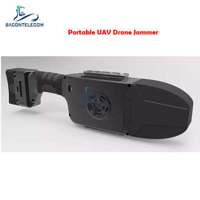 80wh Drone Signal Jammer Επαναγκαστική προσγείωση 1.3km IP66 2.4Ghz 5.8Ghz