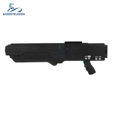 1.2KM Απόσταση Πυροβόλο Drone φορητό UAV σήμα jammer 2.4G 5.8G GPS 900mhz