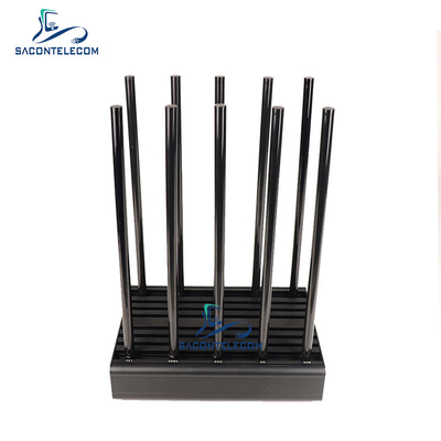 10 Jammer 100w διακοπτών Wifi καναλιών ΠΣΤ WiFi δύναμης 2G 3G 4G 5G εργασία 24 ωρών