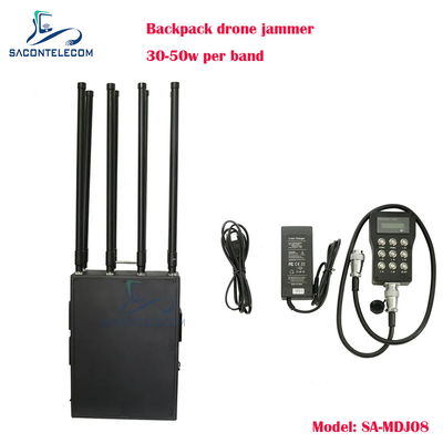 8 μπάντες 400w Power Man πακέτο Drone σήμα jammer μεταλλική θήκη σακίδιο backpack UAV drone jammer