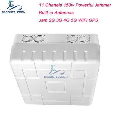 150W High Power Signal Jammer με 11 Κανάλια για Μπλοκάρισμα Κινητών Τηλεφώνων Εμβέλειας 50μ