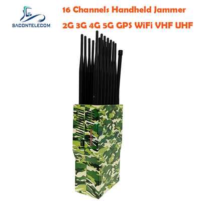 GPS Wi-Fi Portable Signal Jammer 21w DC12V Φορτιστή αυτοκινήτου 30m GSM CDMA